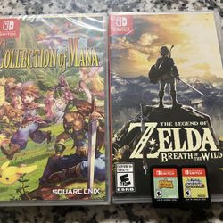 Nintendo Switch Zelda Super Mario Bros Deluxe Animal Crossing Collection Of Mana