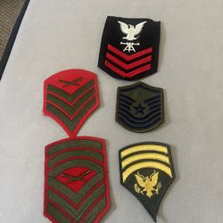 Vintage military patches