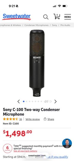 Sony C100 microphone