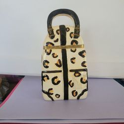 MSRF Leopard Print Hinged Purse Trinket Box