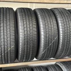 SET OF TIRE 235 65 18 MICHELIN 85% LIFE