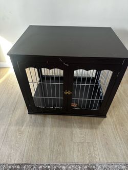 Mahogany Wood Dog Kennel