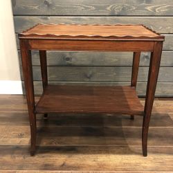 Solid Wood Antique Side Table