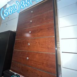 Five Drawer Dresser Cherry Cajonera Comoda Nueva Bonita 