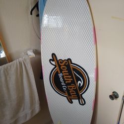 6' Soft Top Surfboard Foam South Bay Surf Co. Foamie Bz Doyle Malibu Wavestorm Liquid Shredder Softtop Longboard Fun Board Surfing Learning Womp Shore