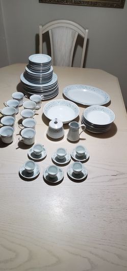 Fine china set for 10 + coffee set for 6