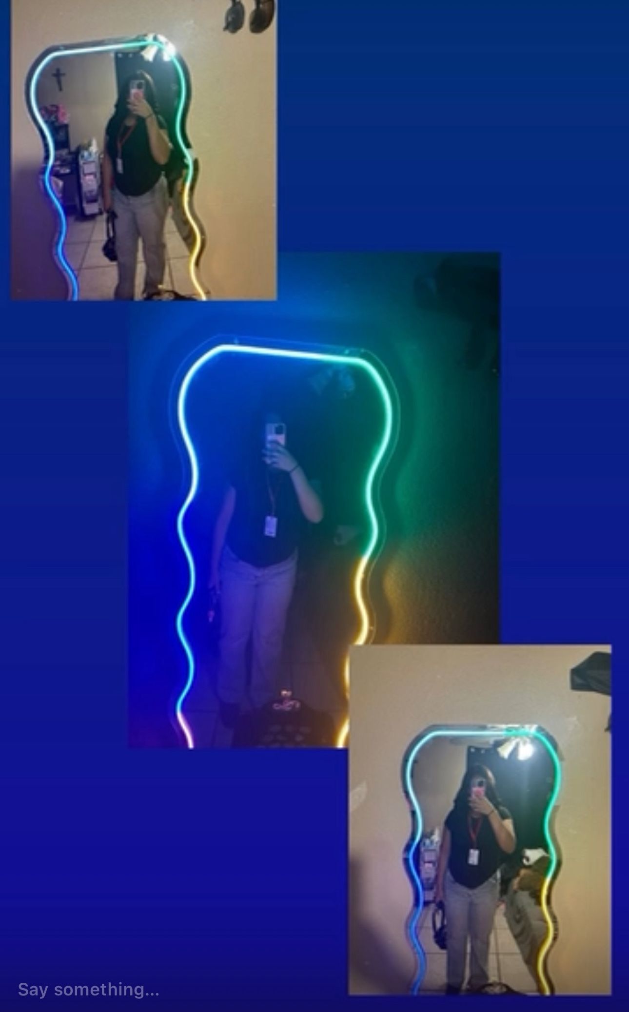 Light up mirror 