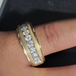 Diamond Ring 1krat 10 K Gold
