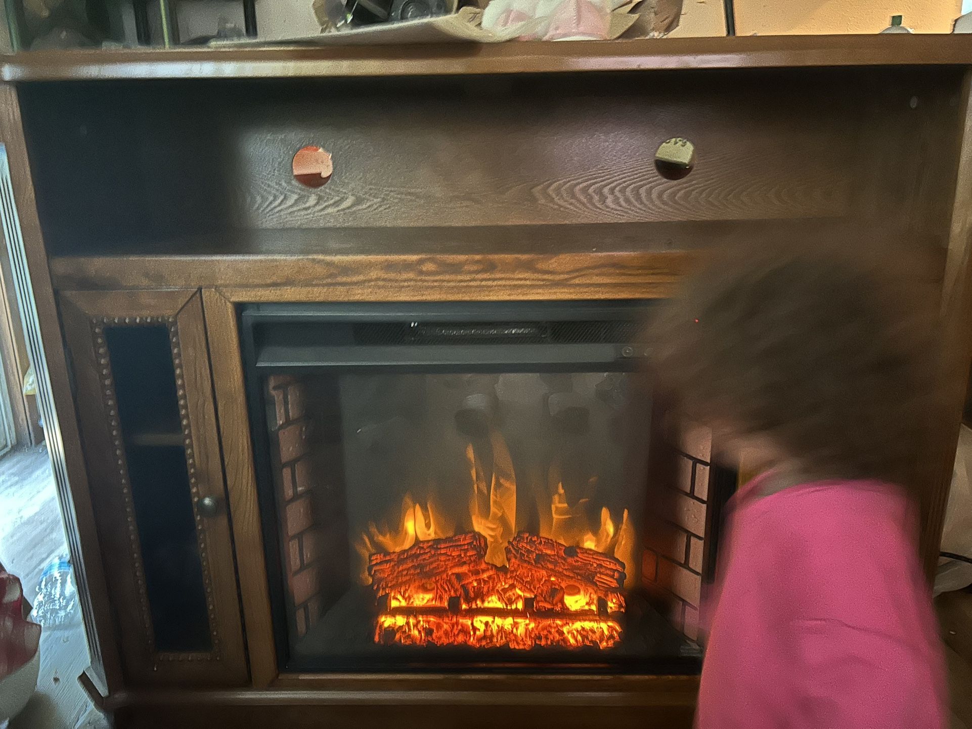 Rich Brown Atkinson Media Fireplace Mantel