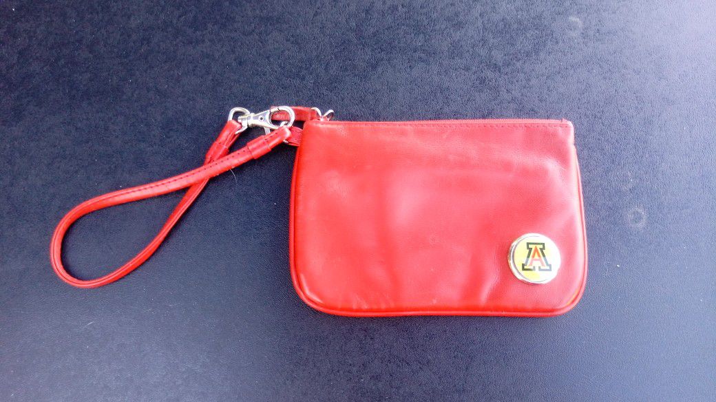 University of Arizona wallet with coin pouch