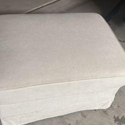 White ottoman
