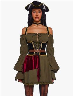 Dolls Kill Womans Pirate Costume size XS