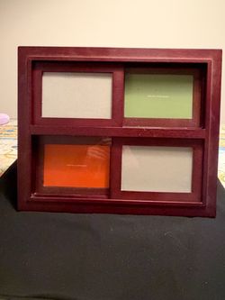Wooden Collage Picture Frame for (6) 4x6 Photos