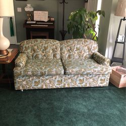 Retro Couch  64”w X 29”h X 36”d
