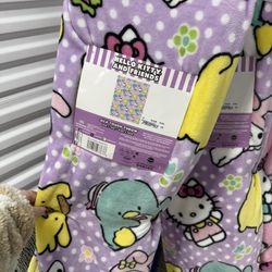2 Hello Kitty Throw Blankets