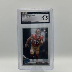 2019 Donruss Optic Nick Bosa Rookie RC #168 49ers