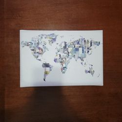 World Map Canvas Print