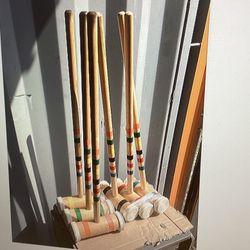 60% OFF Lehman’s Deluxe Croquet Game Brand New Open Box