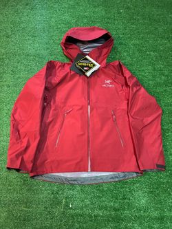 Men’s Arc’teryx  Gore-Tex red windbreaker