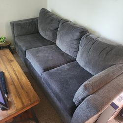 Super Comfortable Pristine Gray Sofa