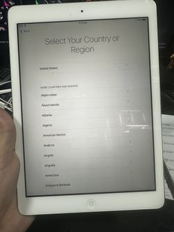 iPad Air Fully Unlocked