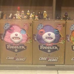 New Fugglers Care Bears Complete Set Of 4 