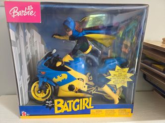 Barbie batgirl on motorcycle