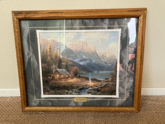Thomas Kinkade framed print