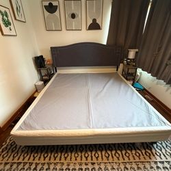 King Bed Frame W/ Headboard