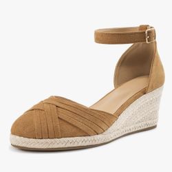 Brown Wedge Sandal