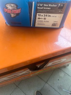 Hex head screws 10 x 3/4 self drilling