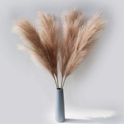 45" Tall Faux Pampas Grass Decor 4Pcs