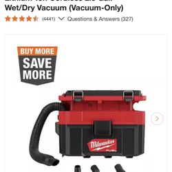 M18 FUEL PACKOUT 18-Volt Lithium-Ion Cordless 2.5 Gal. Wet/Dry Vacuum (Vacuum-Only)