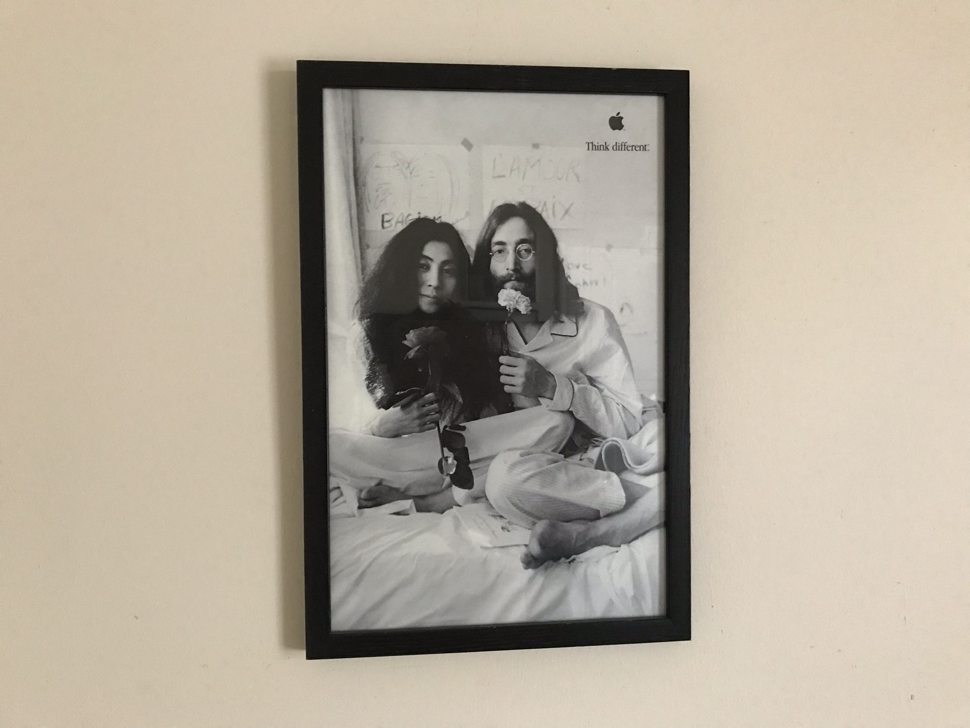 Apple Think Different Miles Davis & John & Yoko Posters