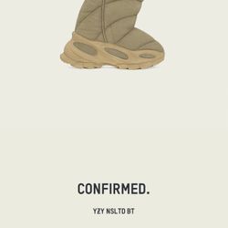 YEEZY NSLTD BOOTS SIZE 4