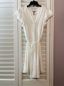 H&M-Creme Dress-Size: 4