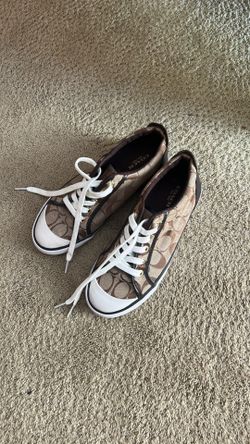 Coach Barrett II Signature Canvas Sneakers Women’s Size 7.5