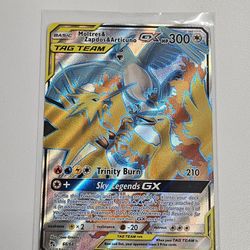 Moltres & Articuno & Zapdos GX Tag Team Full Art 