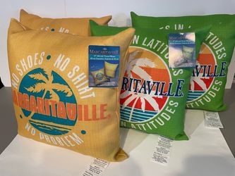 Margaritaville Pillows Indoor Outdoor set of 4