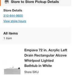 Brand New Jetted Tub 