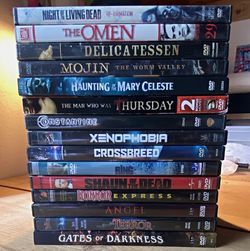 Horror DVD lot of 15 films - cult low budget movies along with several classics