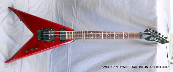 B.C. Rich JR V Standard Floyd Rose Electric Guitar Red Used 