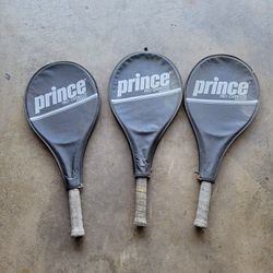 3 Tennis Rackets