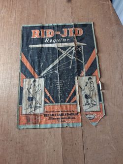 Vintage 1(contact info removed) Rid-Jid Ironingboard w/ decal intact