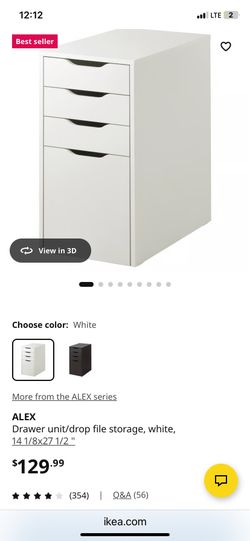 IKEA Alex Drawer units (2)