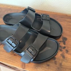 Birkenstock Sandals Rubber Unisex Shoes size 42 (US men's size 9 and a US women's size 10.5.)