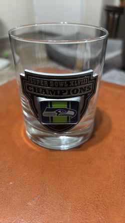 2014 Seattle Seahawks Super Bowl glass