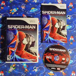 Spider-Man Shattered Dimensions Nintendo Wii Wii U Complete CIB Clean