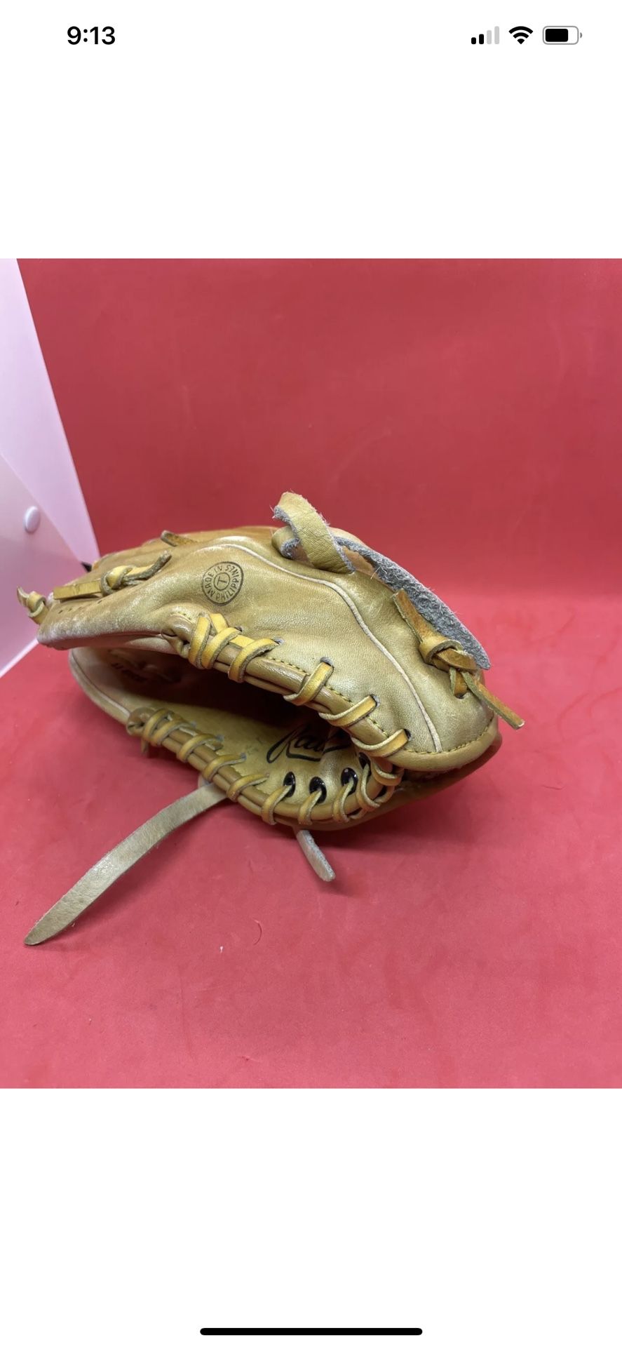 Rawlings 11” Pro2b11 PRO-2B11 Pro Baseball Glove LEFT Craig Biggio Deep Well
