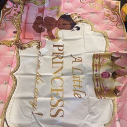 Baby Girl Shower Backdrop